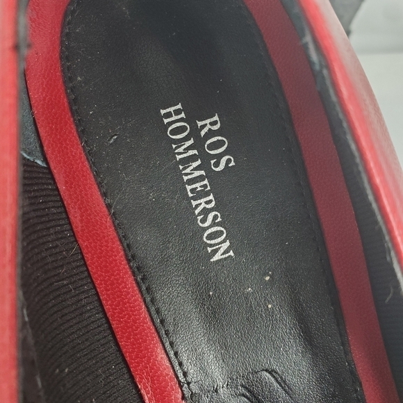 Ros Hommerson Shoe Women 11 M Red Heels - Picture 5 of 15